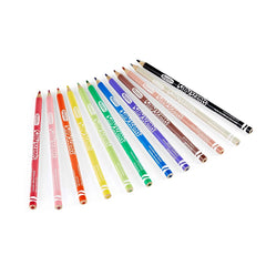 Crayola 12ct Silly Scent Smash Ups Colored Pencils: Scented Drawing & Coloring Book Supplies for Kids, No. 2 Lead