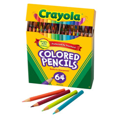Crayola 64ct Mini Colored Pencils, Assorted Colors