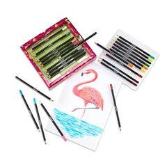 Crayola 24ct Blend and Shade Colored Pencils, School Supplies, Adult Coloring Supplies, Gifts for Teachers and Kids, Ages 4+