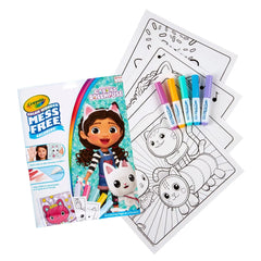 Crayola Color Wonder Foldalope Gabby's Dollhouse: Mess Free Coloring Book for Kids, Non-Toxic, Includes Markers & Sheets