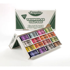 Crayola Triangular Crayons Bulk 256ct, Classroom Must Haves for Preschool Teachers, Kids School Supplies, 16 Classic Colors, Gifts for Teachers