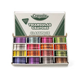 Crayola Triangular Crayons Bulk 256ct, Classroom Must Haves for Preschool Teachers, Kids School Supplies, 16 Classic Colors, Gifts for Teachers