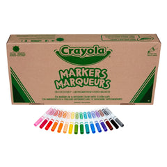 Crayola Broad Line Markers Bulk 256ct, Art Classroom Must Haves for Teachers, Kids School Supplies, Coloring Markers, 16 Colors, Gifts for Teachers