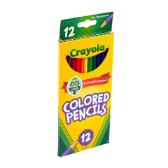 Crayola 12ct Pre-Sharpened Colored Pencils, Kids School Supplies, Art Classroom Must Haves for Teachers, Coloring Gift Ages 5+