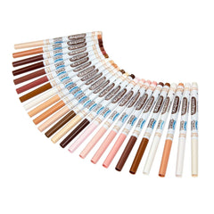 Crayola 24ct Colors of the World Fine Line Washable Markers, Skin Tone Art Tools, Elementary School Supplies, Drawing & Coloring Gift, Ages 3+