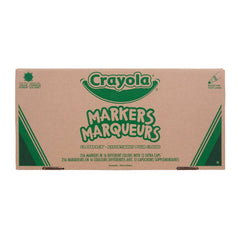 Crayola Broad Line Markers Bulk 256ct, Art Classroom Must Haves for Teachers, Kids School Supplies, Coloring Markers, 16 Colors, Gifts for Teachers