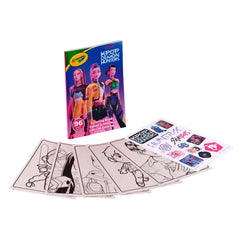 Crayola 10.75"x7.75" K-Pop Demon Hunters Coloring Book 96 Pages