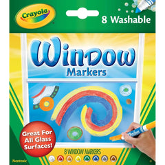 Crayola 8ct Super Tips Washable Markers, Pastel Markers, Cute School Supplies, Teacher Essentials, Adult Coloring Tools, Ages 3+