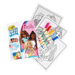 Crayola Color Wonder Barbie Foldalope: Mess Free Coloring Book for Kids, Includes Outline Drawings & Markers, Ages 3+