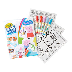 Crayola Color Wonder Peppa Pig Coloring Pages Set: Mess Free Coloring Book for Kids, Non-Toxic, Includes Markers & 18 Pages