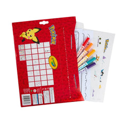 Crayola Pokemon Color & Sticker Activity Set: Creative Coloring Book for Kids with Markers & Stickers, 32 Pages