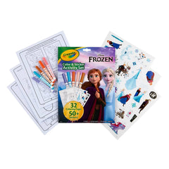 Crayola Frozen Color & Sticker Activity Set: Creative Coloring Book with Stickers & Markers for Kids 3+