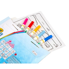 Crayola Color Wonder Barbie Foldalope: Mess Free Coloring Book for Kids, Includes Outline Drawings & Markers, Ages 3+