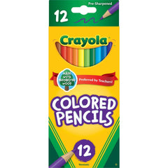 Crayola 12ct Pre-Sharpened Colored Pencils,  Kids School Supplies, Art Classroom Must Haves for Teachers, Coloring Gift Ages 5+