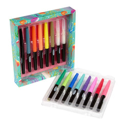 Crayola 14ct Brush Tip Blending Markers, School Supplies, Journaling and Adult Coloring Supplies, Gifts for Teachers and Kids, Ages 4+
